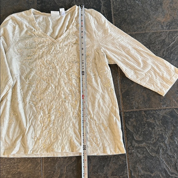 Chico’s size 2 (large) shirt NWOT - Picture 6 of 7